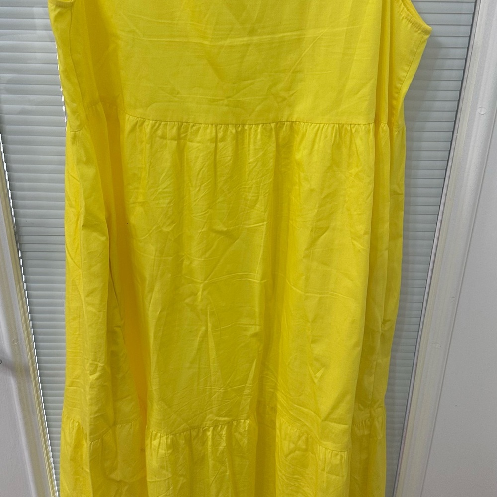 Who What Wear Sunny Yellow dress
